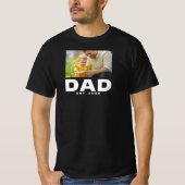 Moedige Vader Opgerichte Foto T-shirt (Voorkant)