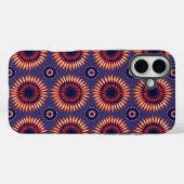 Moedige Zuid-Afrikaanse Shweshwe geïnspireerd Case-Mate iPhone Case (Achterkant (horizontaal))