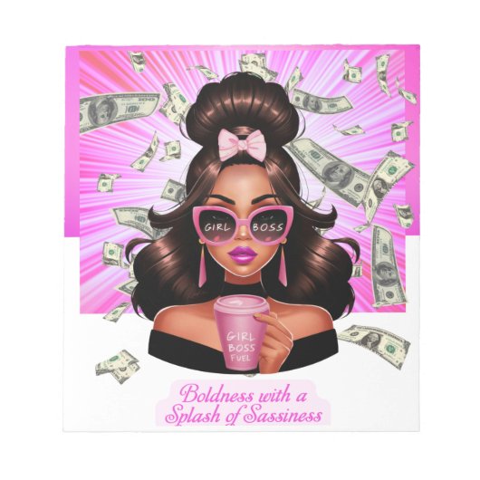 MOEDIGHEID MET EEN SPATJE SASSINESS NOTITIEBLOK (Voorkant)