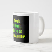 Moedigingscitaat # 104 grote koffiekop (Voorkant rechts)