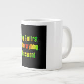Moedigingscitaat # 109 grote koffiekop (Voorkant rechts)