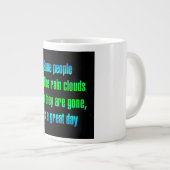 Moedigingscitaat # 134 grote koffiekop (Voorkant rechts)