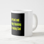Moedigingscitaat # 140 grote koffiekop (Voorkant rechts)