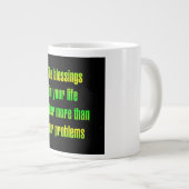 Moedigingscitaat # 153 grote koffiekop (Voorkant rechts)