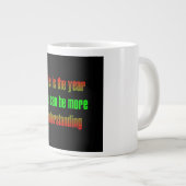 Moedigingscitaat # 164 grote koffiekop (Voorkant rechts)