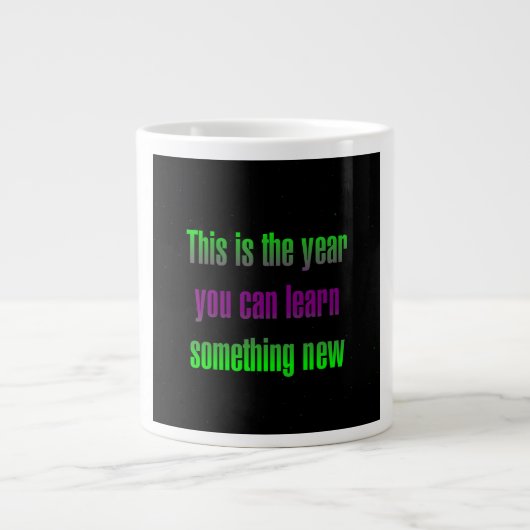 Moedigingscitaat # 201 grote koffiekop (Voorkant)
