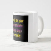 Moedigingscitaat # 211 grote koffiekop (Voorkant rechts)