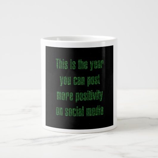 Moedigingscitaat # 213 grote koffiekop (Voorkant)