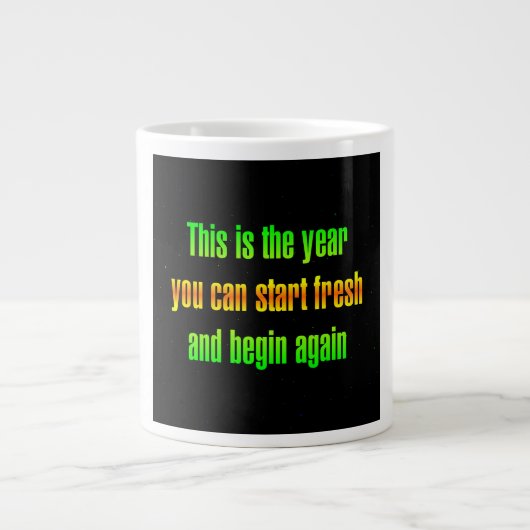 Moedigingscitaat # 224 grote koffiekop (Voorkant)
