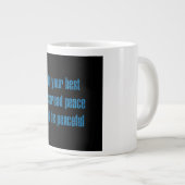 Moedigingscitaat # 23 grote koffiekop (Voorkant rechts)