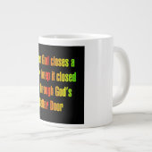 Moedigingscitaat # 253 grote koffiekop (Voorkant rechts)