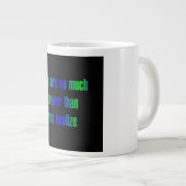 Moedigingscitaat # 268 grote koffiekop (Voorkant rechts)