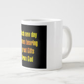 Moedigingscitaat #26 grote koffiekop (Voorkant rechts)