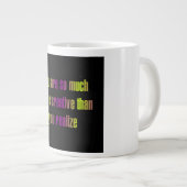 Moedigingscitaat # 282 grote koffiekop (Voorkant rechts)