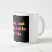Moedigingscitaat # 286 grote koffiekop (Voorkant rechts)