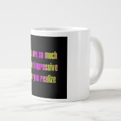 Moedigingscitaat # 291 grote koffiekop (Voorkant rechts)