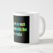 Moedigingscitaat #294 grote koffiekop (Voorkant rechts)