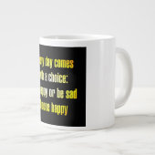 Moedigingscitaat # 29 grote koffiekop (Voorkant rechts)
