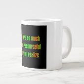 Moedigingscitaat # 306 grote koffiekop (Voorkant rechts)