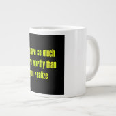 Moedigingscitaat # 313 grote koffiekop (Voorkant rechts)