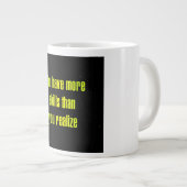 Moedigingscitaat # 331 grote koffiekop (Voorkant rechts)