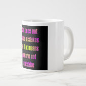 Moedigingscitaat #44 grote koffiekop (Voorkant rechts)