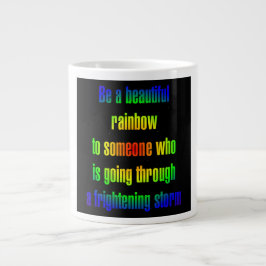 Moedigingscitaat #7 grote koffiekop