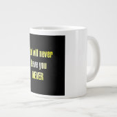 Moedigingscitaat #88 grote koffiekop (Voorkant rechts)
