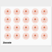 Moedigste kleine pompoen kinderkanker Stickers (Vel)