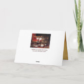 MOEDKAT MET KITTENS/Moederdag Kaart (Achterkant)