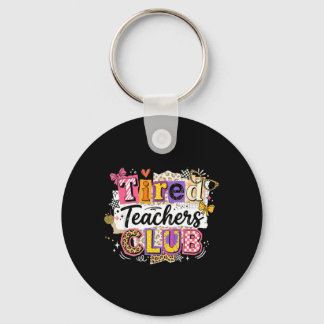 Moeë Docenten Zomerclub Funny Leraar Zomer Sleutelhanger