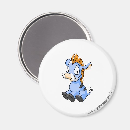 Moehog Blue Magneet (Voorkant / Achterkant)