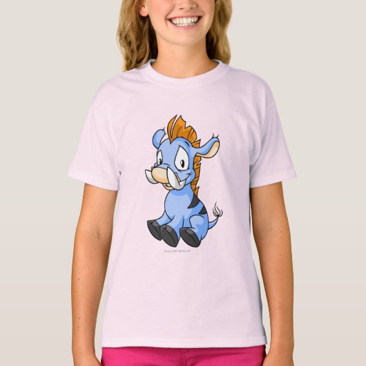 Moehog Blue T-shirt (Voorkant)