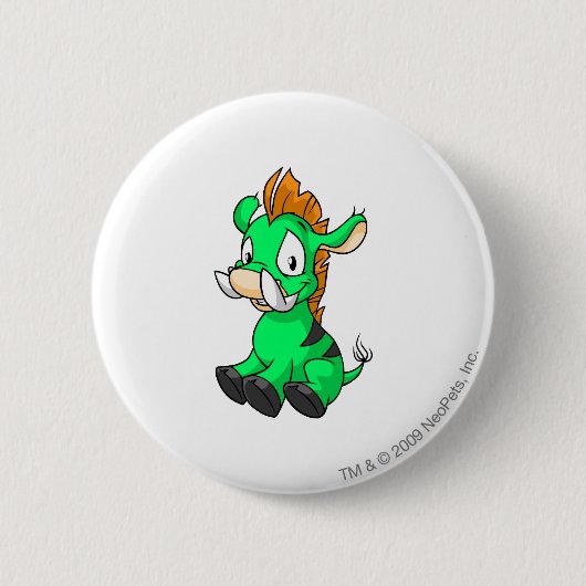 Moehog Green Ronde Button 5,7 Cm (Voorkant)