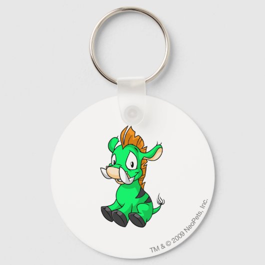 Moehog Green Sleutelhanger (Voorkant)
