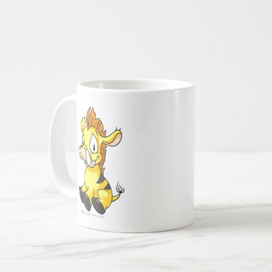 Moehog Yellow Koffiemok (Voorkant links)