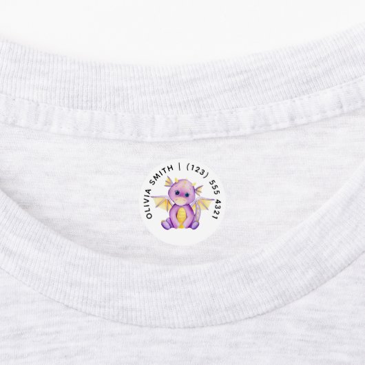 Moeie aanpasbare draken kinderlabels labels (Aangebracht)