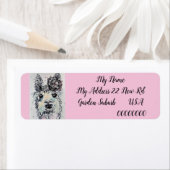 Moeie Alpacca Lama Dier Retouradreslabels Etiket (Insitu)