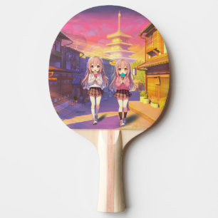 Moeie Anime Ijs meisjes Tafeltennisbatje