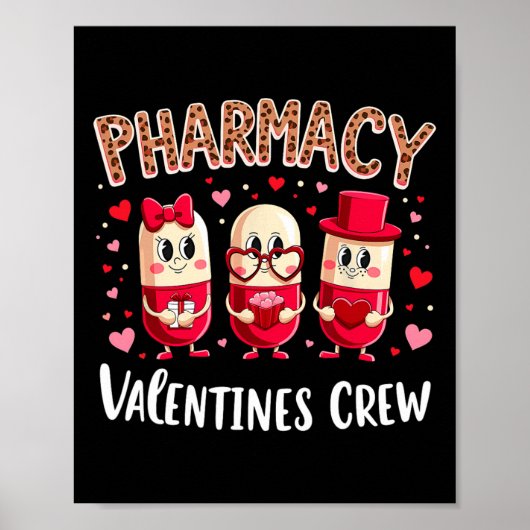 Moeie Apotheek Valentijn Bemanning Pillen Voor Apo Poster (Voorkant)