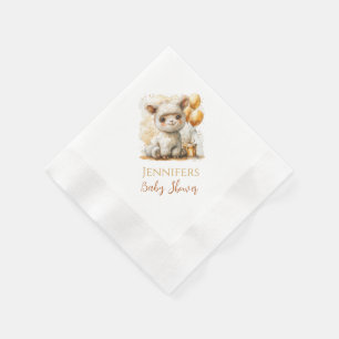 Moeie Baby Alpaca Feest Verjaardag Servetten