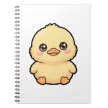 Moeie Baby Eend Kuiken Klassieke Spiraal Notebook