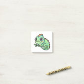 Moeie baby groene kameleon Post-it sticker Post-it® Notes (Op bureau)