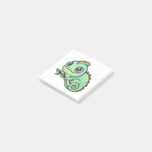 Moeie baby groene kameleon Post-it sticker Post-it® Notes (Schuin)