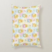 Moeie Baby Kuiken Waterverf Pasen Accent Kussen (Voorkant(Verticaal))