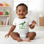 Moeie Babysaurus Dinosaurus T-Rex Dino Aangepaste Romper