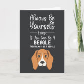 Moeie Beagle Kaarten Grappige Honden Huisdieren Di (Voorkant)