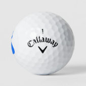 Moeie Blauwe Baby Jongenskat Golfballen (Logo)