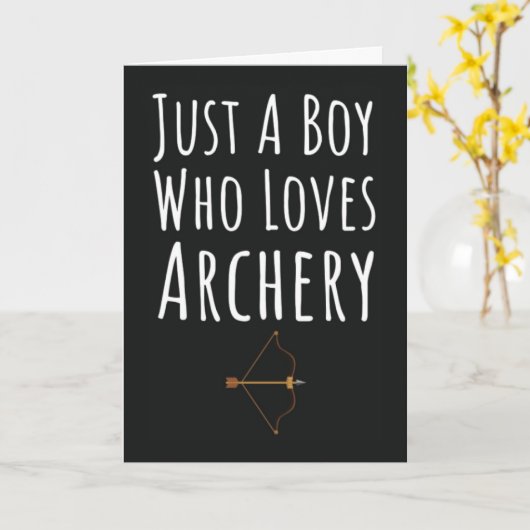 Moeie Boogschutter Kaarten Voor Baby Jongens Kinde (Gele Bloem)