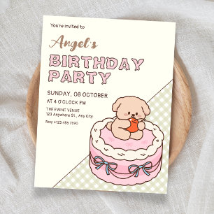Moeie Cake puppy Kaart